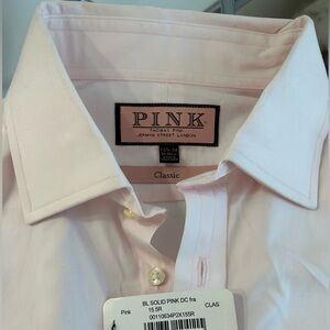 Thomas Pink Men's Light Pink Dress Shirt - Classic Collar